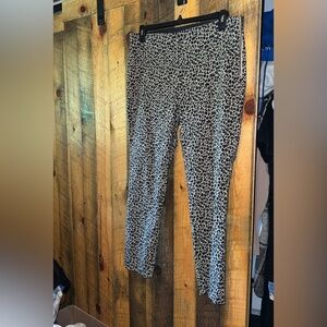 Stretchy cheetah work pants
